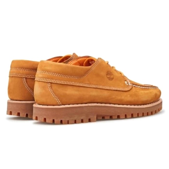 TIMBERLAND • Jackson’s Landing Oxford Wheat Nubuck Loafers MocToe Shoes - Picture 3 of 9